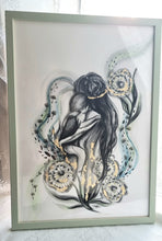 Load image into Gallery viewer, Mor & Barn nr.3 | Str: A3 | Med Ramme