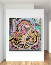 Load image into Gallery viewer, ''White Gold'' | 100x100cm