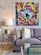 Load image into Gallery viewer, ''Live and Love'' No.4 | 80x80cm