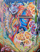 Load image into Gallery viewer, "Wings in Galaxy" | 90x70cm