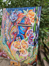 Load image into Gallery viewer, "Wings in Galaxy" | 90x70cm