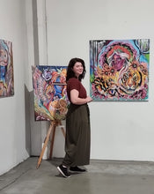 Load image into Gallery viewer, ''White Gold'' | 100x100cm