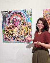 Load image into Gallery viewer, ''White Gold'' | 100x100cm